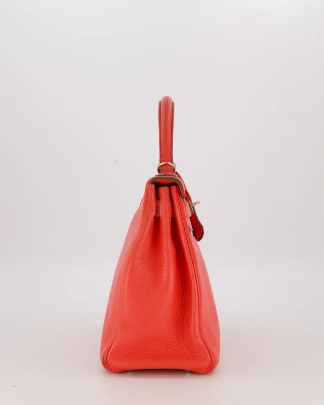 Hermès Kelly 28 Retourne Bag in Pink Togo leather from Sellier, photo 17 of 20