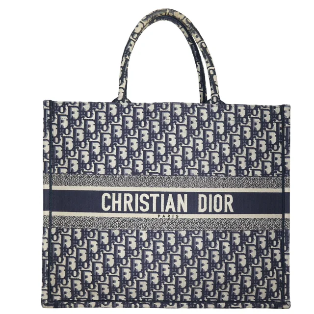 Dior Book Tote Large Oblique in Canvas from Luxe.It.Fwd
