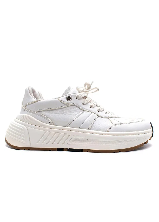 Bottega Veneta White Leather Speedster Trainers in White Leather from HEWI