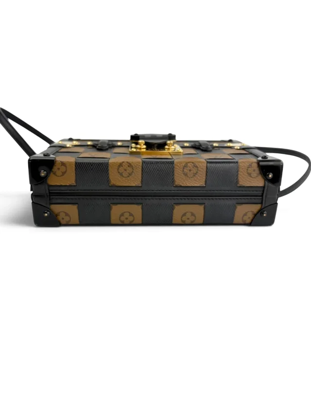Louis Vuitton Petite Malle Damier Tressage Monogram Canvas and Leather in Coated canvas from Season 2 Consign, photo 7 of 10
