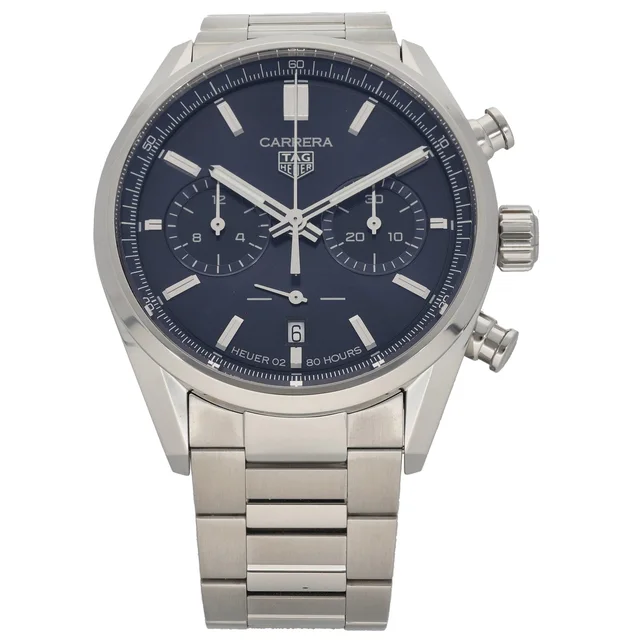 TAG Heuer Carrera CBN2011 42mm Stainless Steel Watch from H&T