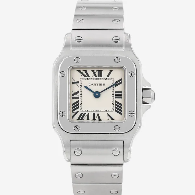 Santos small model watch in steel, Ref: Cartier - 1565, circa 2000 from Collector Square