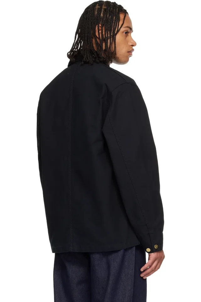 Carhartt Work In Progress Black Michigan Jacket, photo 3 of 4 from SSENSE