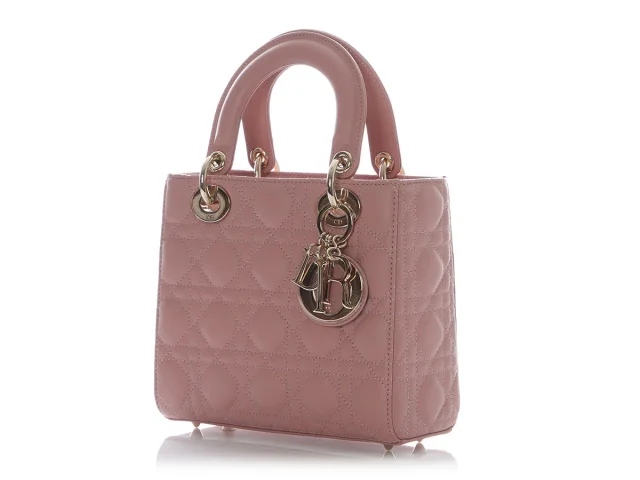 Small Old Rose Pink Lambskin Lady Dior My ABCDior in Pink Lambskin from Ann's Fabulous Finds, photo 3 of 9