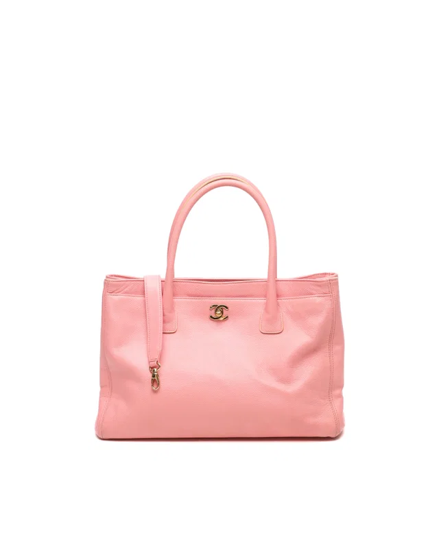 Chanel CC Medium Cerf Executive Tote Bag in Caviar leather from A Retro Tale