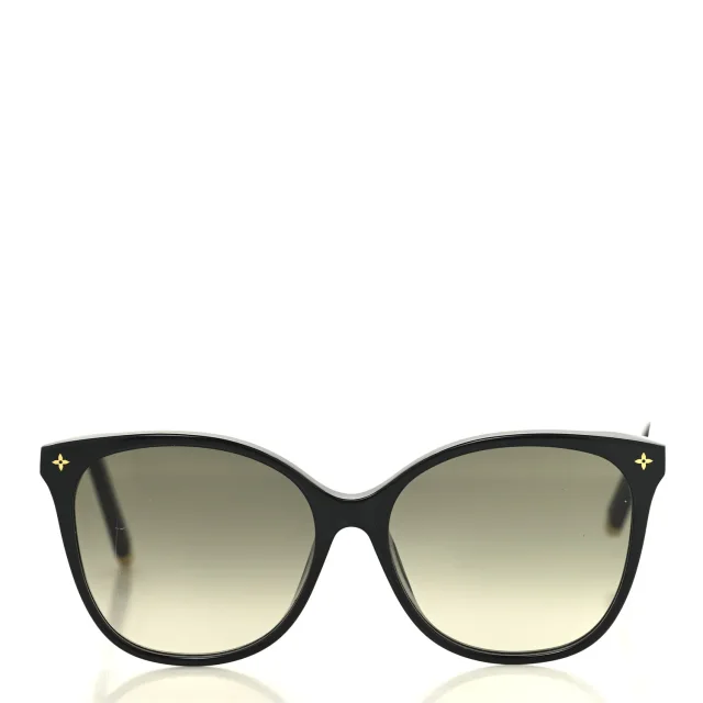 Louis Vuitton Acetate My Monogram Light Cat Eye Sunglasses Z1657E Black in Black from FASHIONPHILE, photo 2 of 7