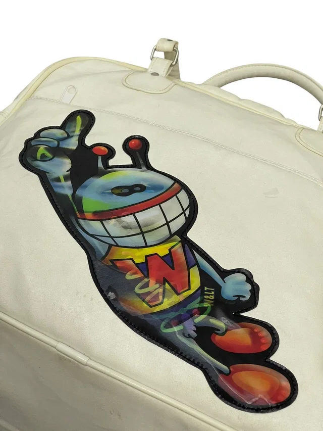 Comme des Garçons Archive 90's W&lt Puk Duffle Sports Bag 23 in white from Grailed