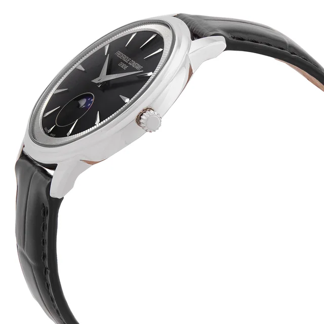 Frederique Constant Classics Moneta Moonphase Quartz Black Dial Watch FC-206B3S6, photo 2 of 3 from Jomashop