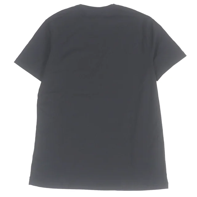 Burberry Logo Embroidered Cotton T-shirt in Black Cotton from LuxUness, photo 2 of 2