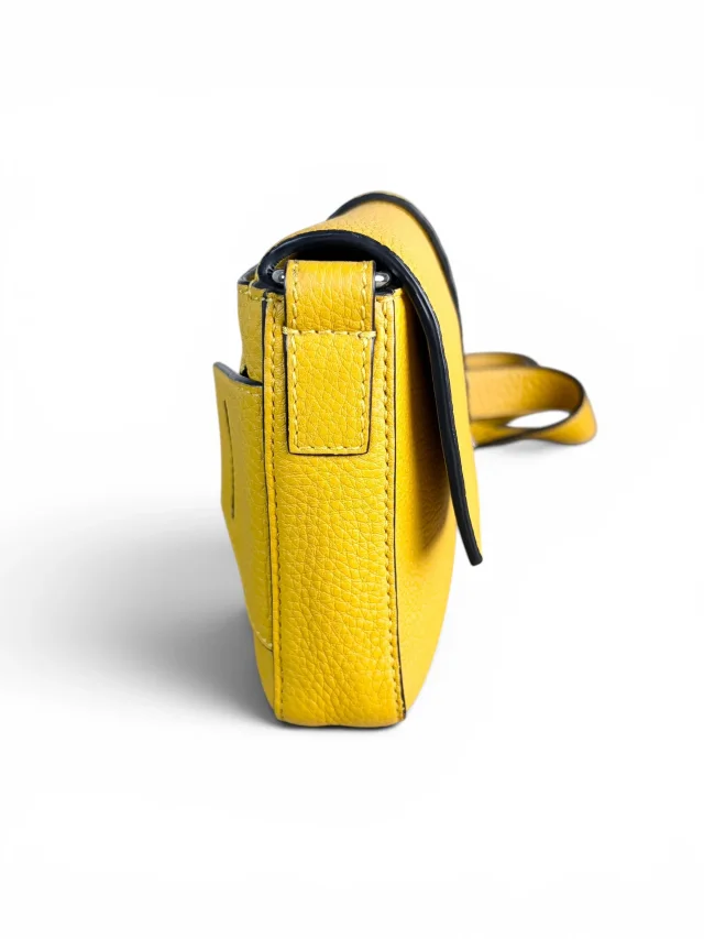 Fendi Yellow Selleria Leather Belt Baguette in Yellow Leather from Season 2 Consign, photo 2 of 10