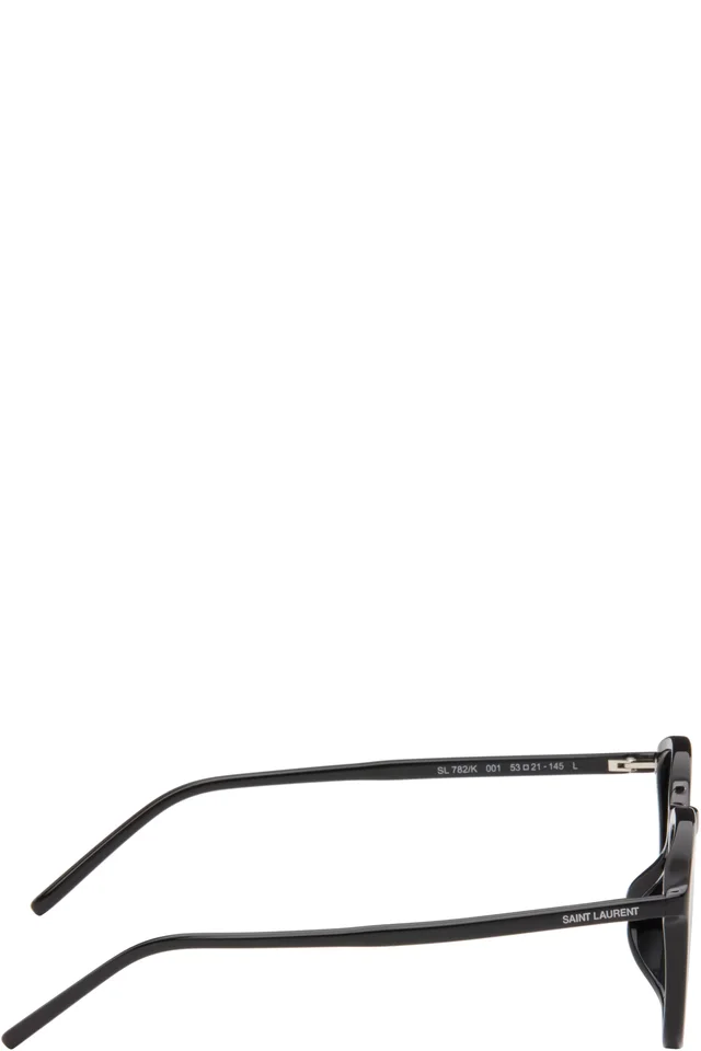 Saint Laurent Black SL782 Sunglasses, photo 2 of 4 from SSENSE