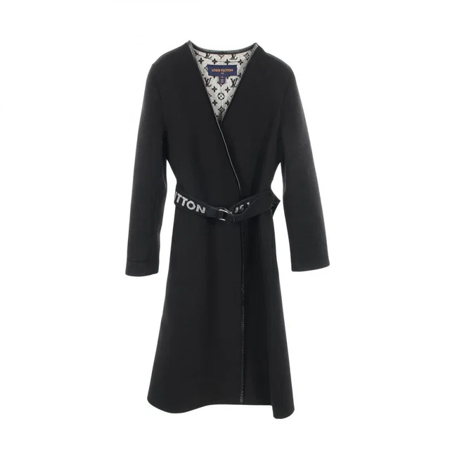 Louis Vuitton Qwe Wool Coat in Wool from The Reluxe