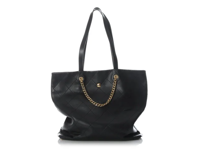 Chanel extra large black Club Monaco tote in Black Calfskin from Ann's Fabulous Finds, photo 5 of 10
