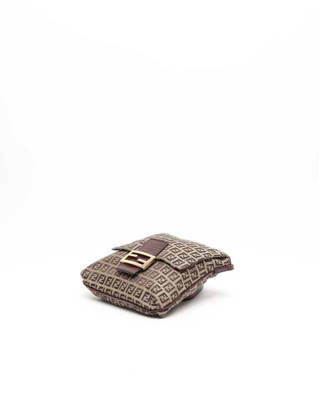 Fendi Zucchino Crossbody Bag in Canvas from A Retro Tale, photo 4 of 12