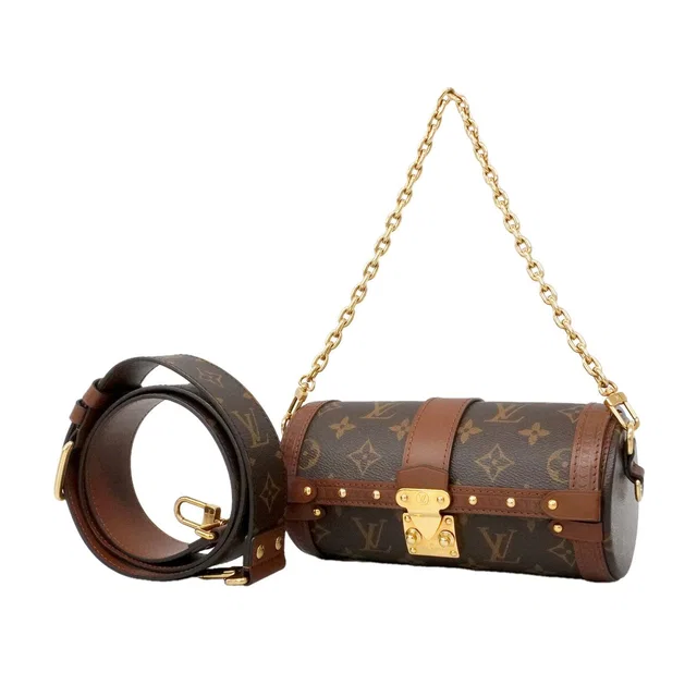Louis Vuitton Handbag Monogram Papillon Trunk Brown 2-Way Bag in Brown from The Reluxe