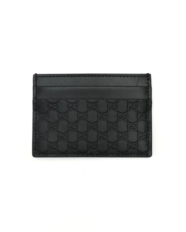 Gucci Mini Guccissima Card Holder in Leather from A Retro Tale, photo 2 of 2