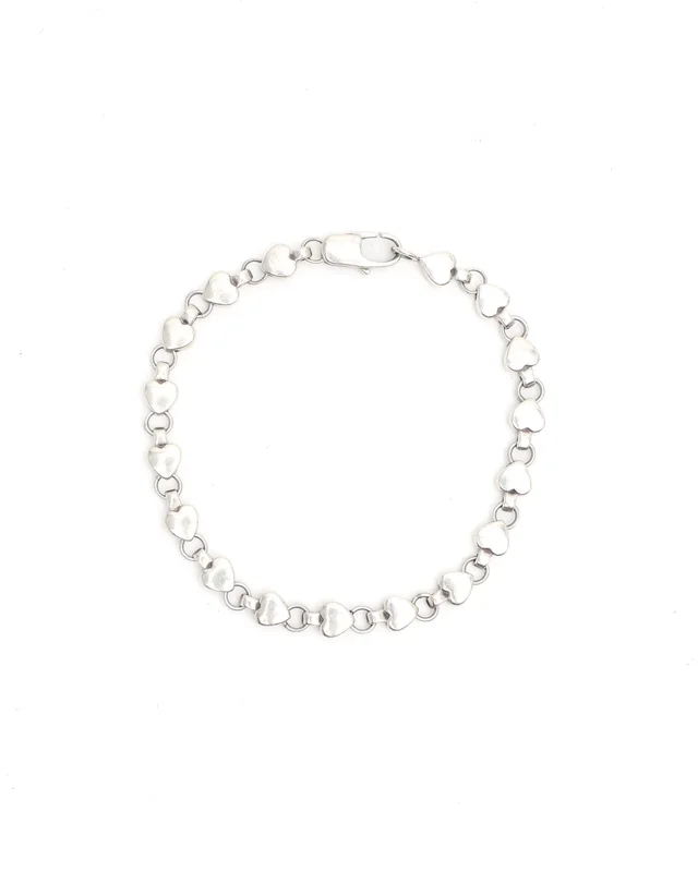 Tiffany & Co. Puff Heart Silver Bracelet in Silver from A Retro Tale