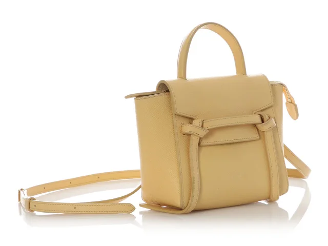 Celine Yellow Pico Belt Bag in Yellow Suede from Ann's Fabulous Finds, photo 5 of 9