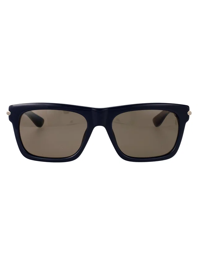 Alexander McQueen Am0495s Sunglasses — Blue Acetate in Blue from HEWI