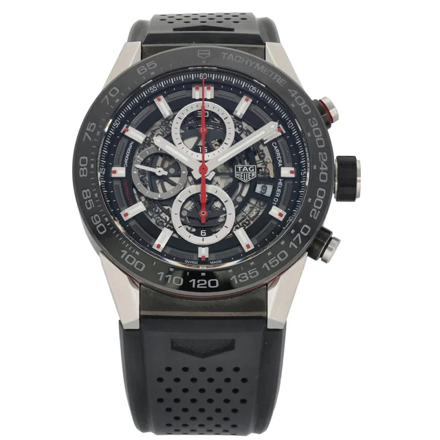 TAG Heuer Carrera CAR2A1Z-0 45mm Stainless Steel Watch from H&T