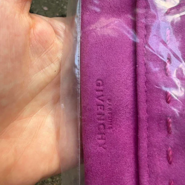 Givenchy Women's Makeup and toiletry bags - Pink/Purple in pink|purple from Depop, photo 3 of 6