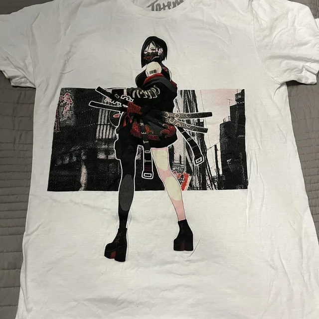TOTEME Men's T-shirt - White - S from Depop