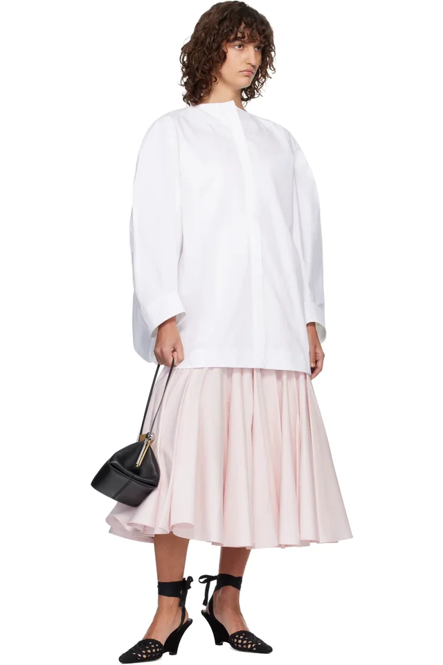 JACQUEMUS White 'The Pittore' Blouse, photo 4 of 4 from SSENSE