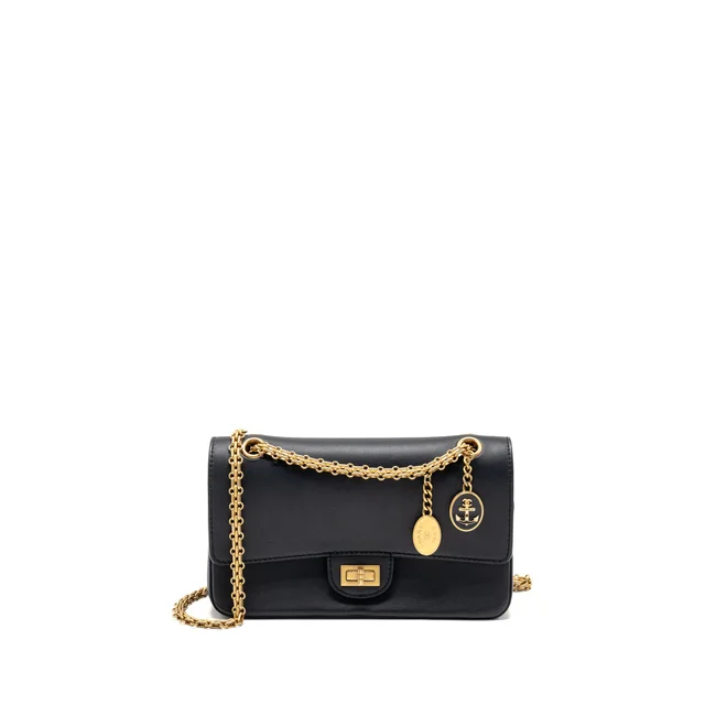 Chanel Detailed Charms Limited Edition 2.55 Reissue Bag Calfskin Dark Navy GHW in Navy Calfskin from EMIER