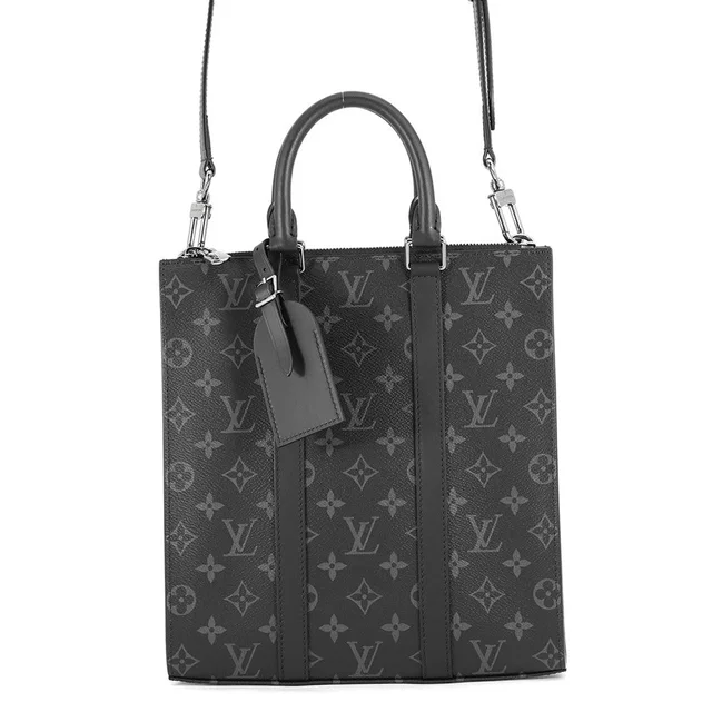 Louis Vuitton Sac Plat NoirM46098 Monogram Eclipse from GALLERY RARE
