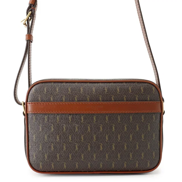 Saint Laurent Le Monogram Camera Bag Brown669957 PVC Leather in Leather from GALLERY RARE
