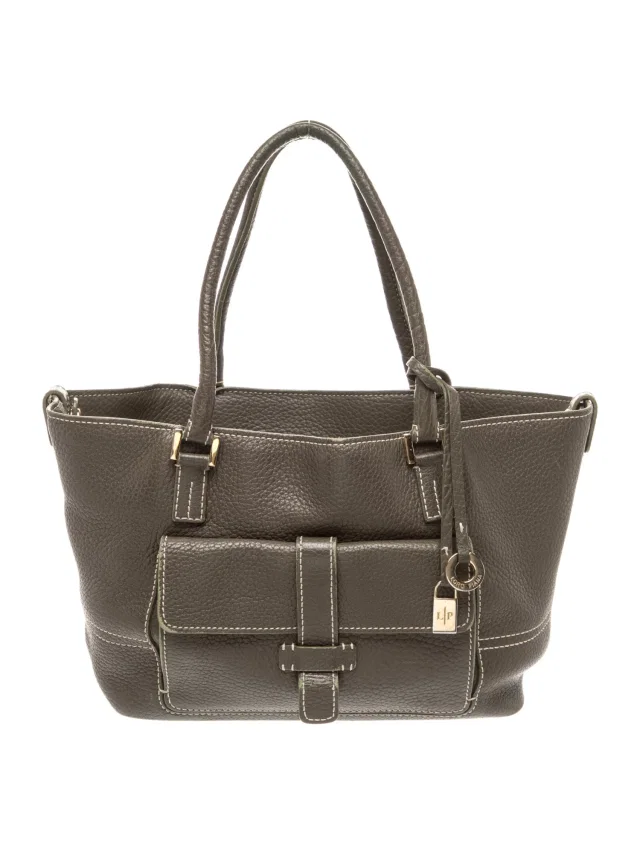 Loro Piana Leather Shoulder Bag in green Leather from The RealReal