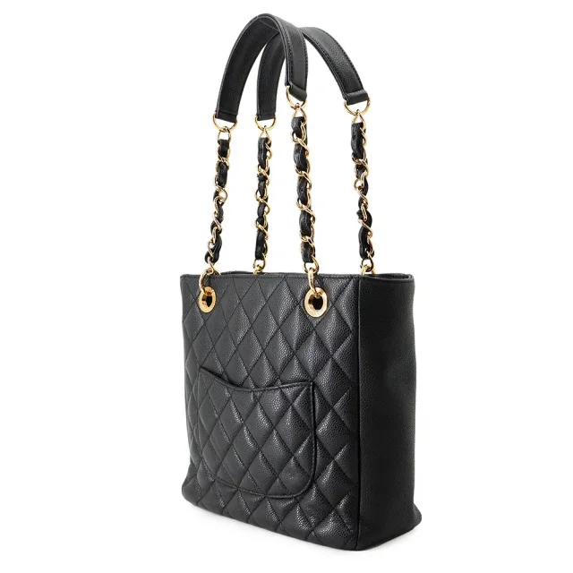 Chanel Matelasse PST Chain Tote BlackA50994 Caviar Leather in Caviar leather from GALLERY RARE, photo 2 of 14