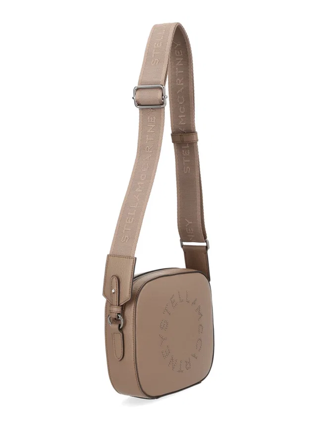 Stella McCartney Room Shoulder Bag — Beige Polyamide in Beige Leather from HEWI