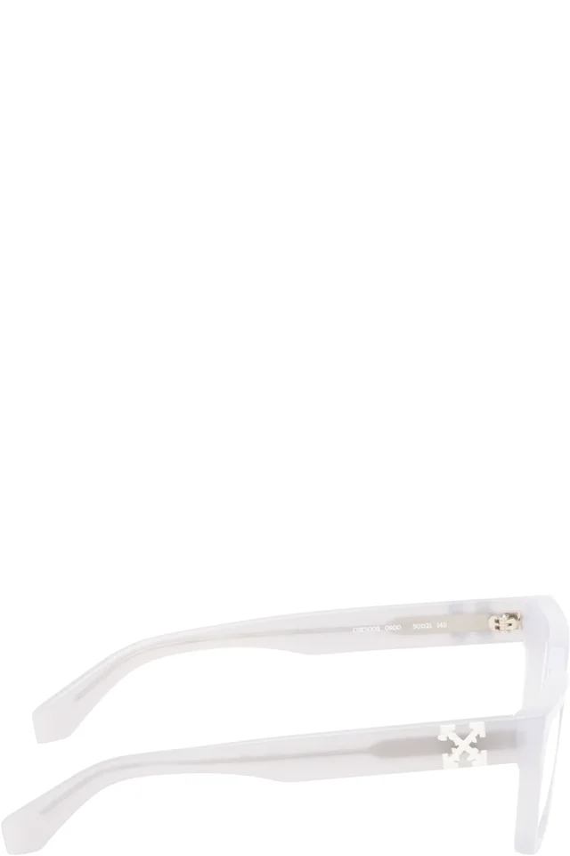 Off-White Gray Style 21 Glasses, photo 2 of 4 from SSENSE