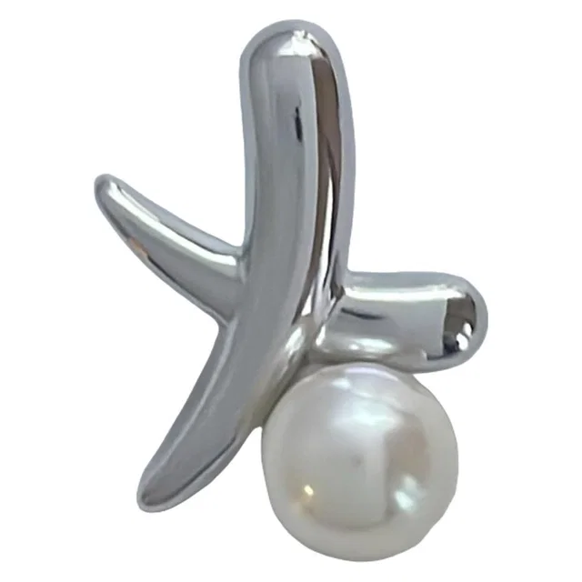 Tasaki Pendant Head Silver Cream Pearl in silver|gray from Poshmark