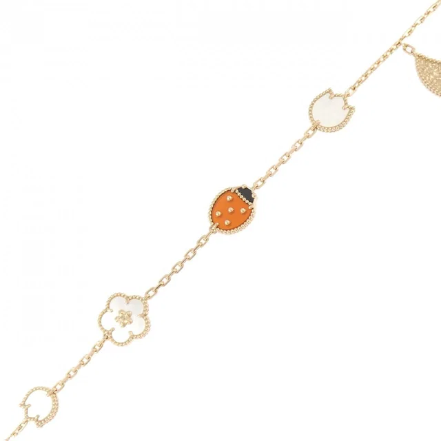 Van Cleef & Arpels Lucky Spring 5 Motif Bracelet from The Reluxe