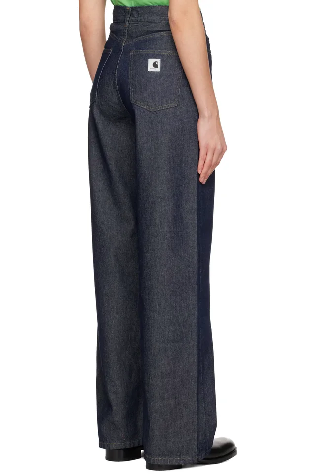 Carhartt Work In Progress Blue Denim Jane Jeans, photo 3 of 4 from SSENSE