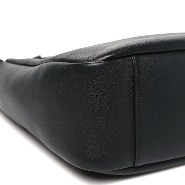 Saint Laurent Supple Calfskin Large Le 5 A 7 Soft Hobo Black in Black Calfskin from FASHIONPHILE, photo 8 of 9