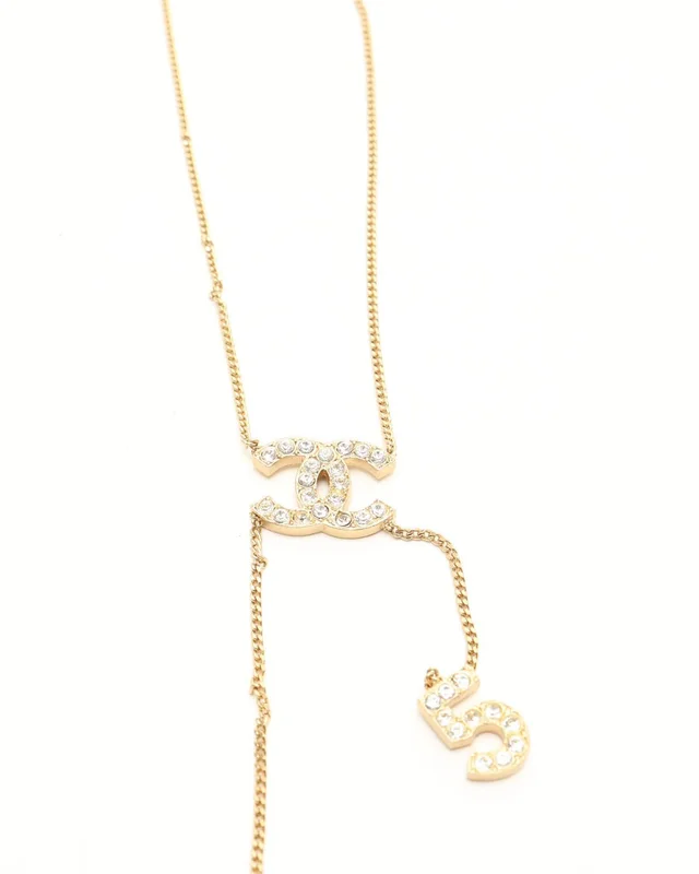 Chanel Coco mark No.19 No.5 Necklace from A Retro Tale, photo 5 of 6