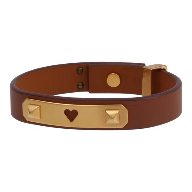 Hermès 2021 As du Cœur Bracelet, brown in Brown Leather from VINTAGE QOO TOKYO