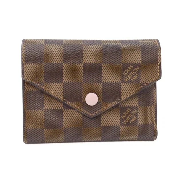 Louis Vuitton Damier Portefeuille Victorine Wallet in Coated canvas from The Reluxe