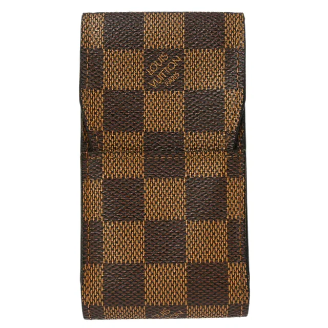 Louis Vuitton 2005 Damier Etui Cigarette Case Small Good N63024 in Canvas from AMORE Vintage Tokyo