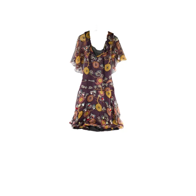 Gucci Chanel Patterned Summer Silk Dress in Multicolor Silk from The Purse Affair