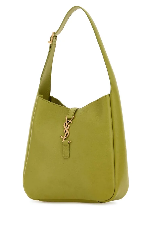 Saint Laurent Shoulder Bag — Green in Green Calfskin from HEWI, photo 2 of 2