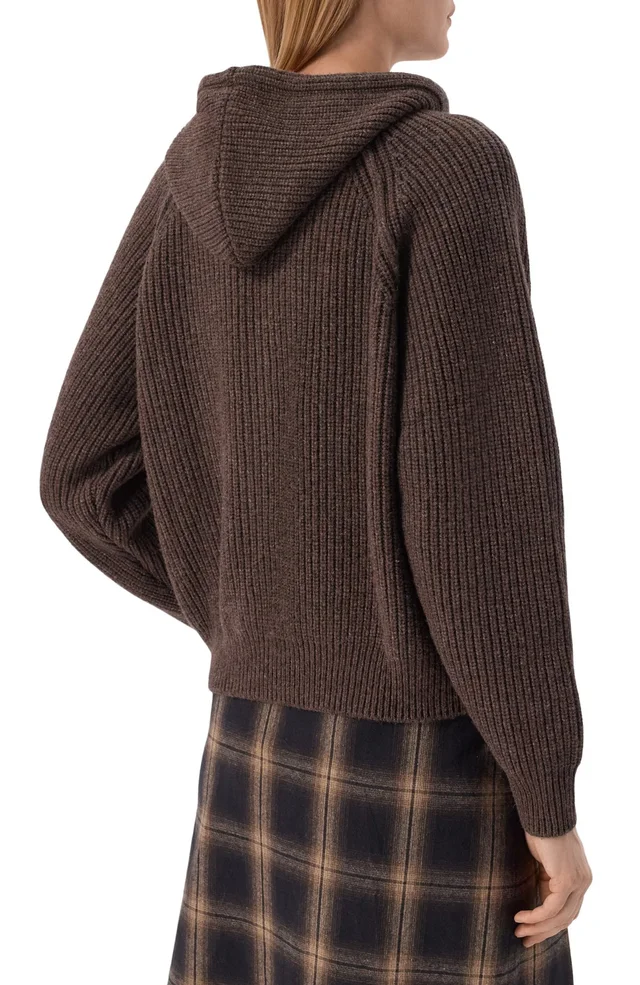 Dunst Hooded Zip-Up Cardigan, photo 3 of 5 from SENSER