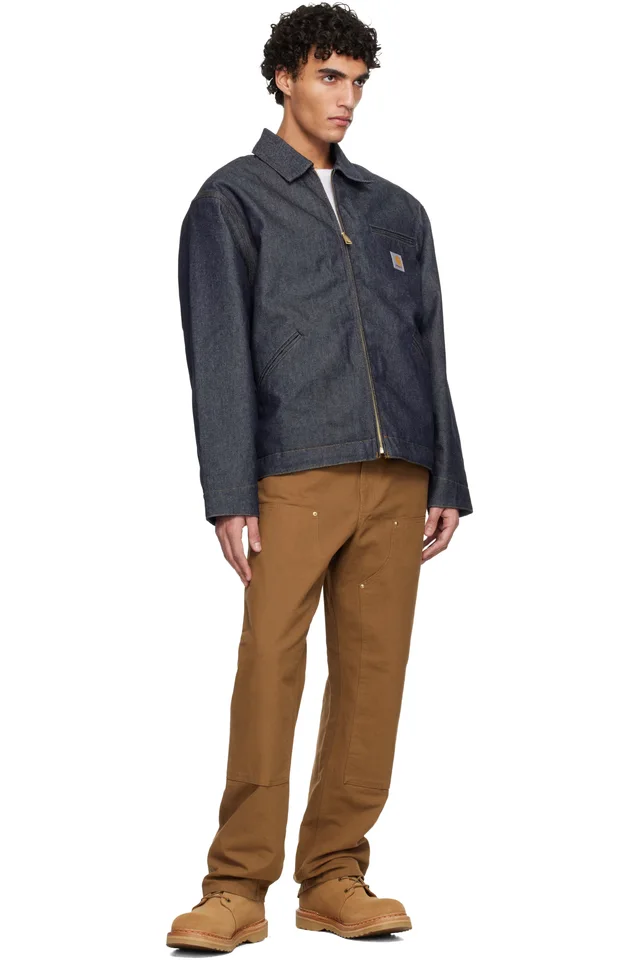 Carhartt Work In Progress Brown Double Knee Trousers, photo 4 of 4 from SSENSE