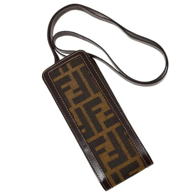 Fendi Zucca Phone Case in Canvas from AMORE Vintage Tokyo