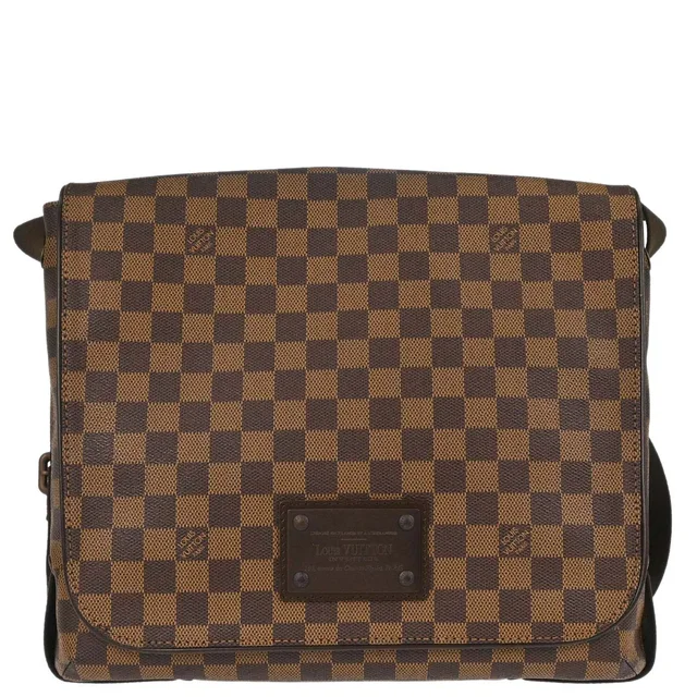 Louis Vuitton Damier Brooklyn MM Shoulder Bag N51211 in Canvas from AMORE Vintage Tokyo