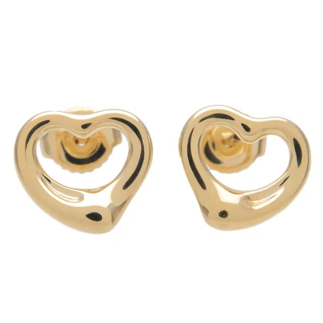 Open Heart Earrings K18YG 750YG Yellow Gold Used F/S | Tiffany&Co. | Buy at in Yellow from Truefacet