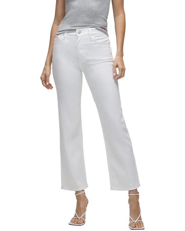 HUDSON Jeans Remi White Wide Leg Jean, image 1 of 1 from Rue La La